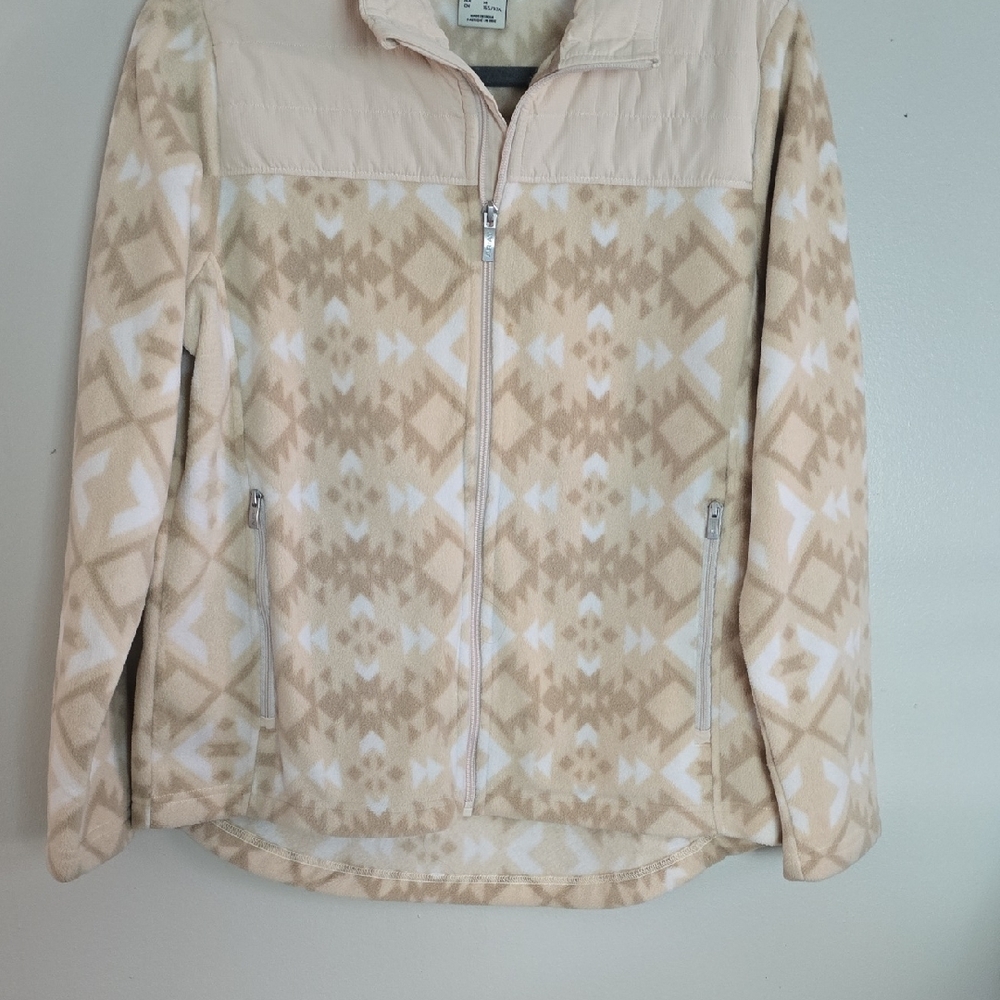 Ariat Cream and Tan Fleece Jacket
